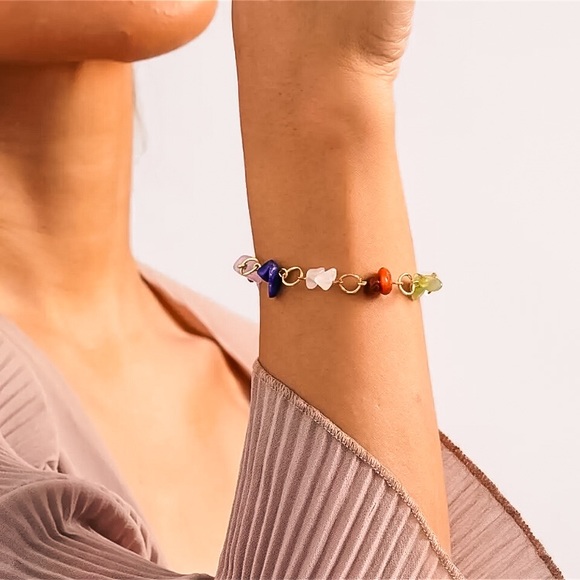 ⚜️[𝟯/$𝟮𝟴]⚜️NEW Colorful Stone Bohemian Bracelet - Picture 3 of 8